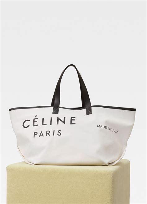 celine textile small made in tote bag|Celine tote bags for women.